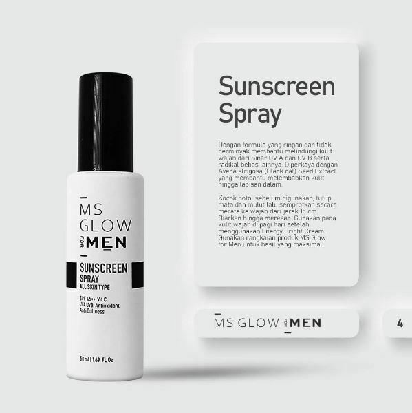 Ms Glow Men SunScreen Spray