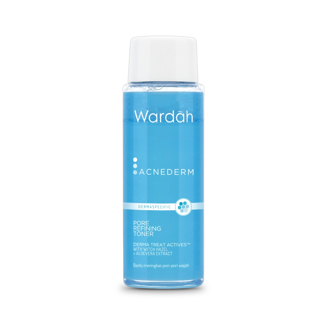 Wardah Acnederm Pore Refining Toner - Skincare terbaik untuk mengecilkan Pori