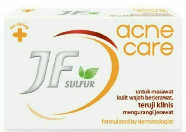 JF Sulfur Acne Care - Sabun Cuci Muka untuk kulit berminyak dan berjerawat