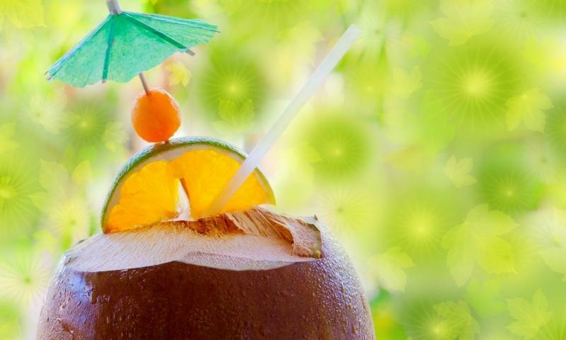 Tropical Coconut mocktail