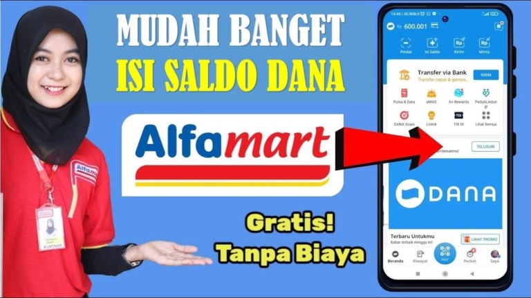 Cara Top Up Dana Lewat ATM, M-Banking, Hingga Alfamart 2024