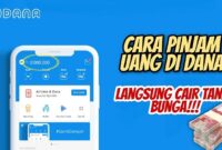 Cara Pinjam Uang di Aplikasi DANA