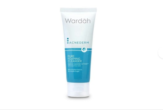10. Wardah Acnederm Pure Foaming Cleanser