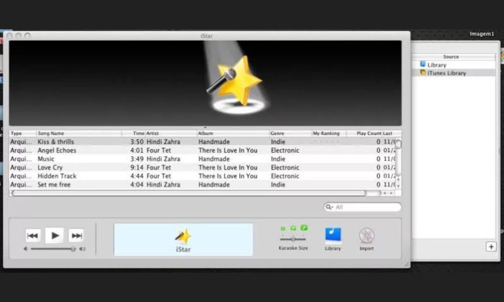 Aplikasi karaoke PC iStar