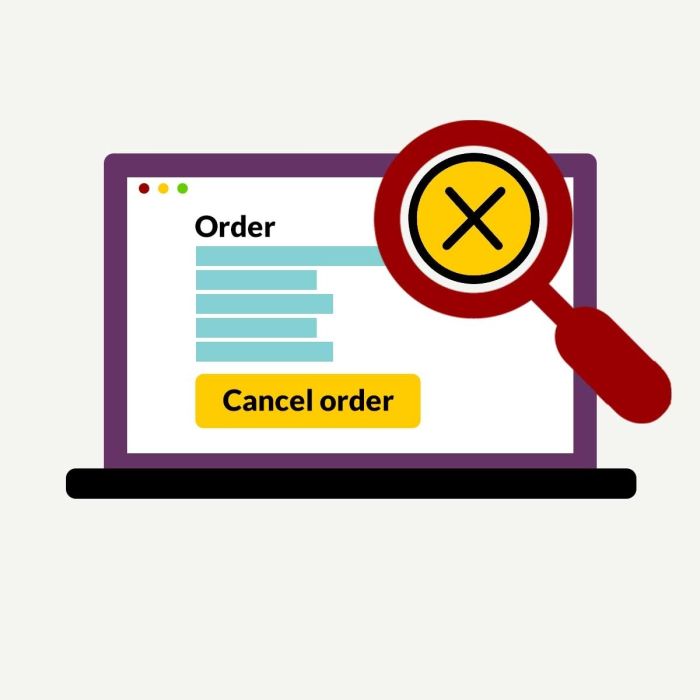 Cara membatalkan pesanan toko online
