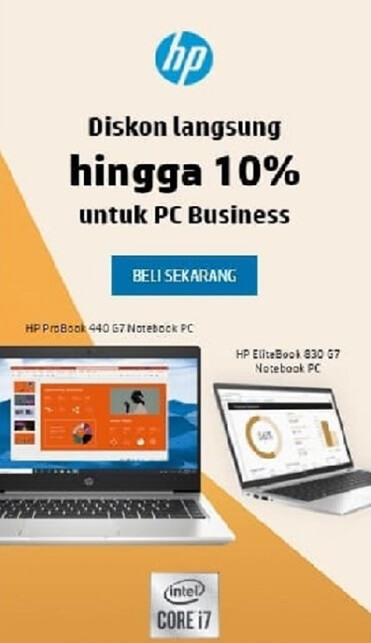 iklan display produk elektronik