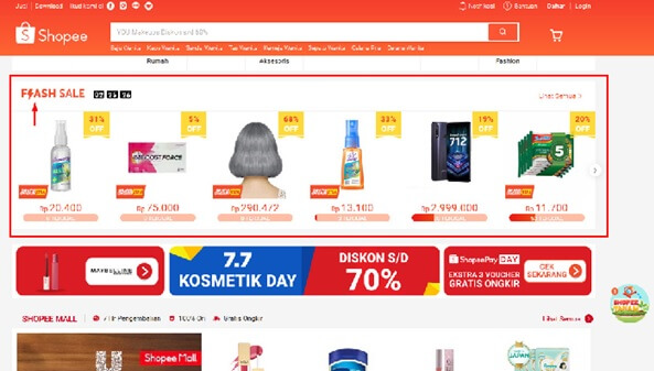 Contoh Iklan Bisnis Online Flash Sale