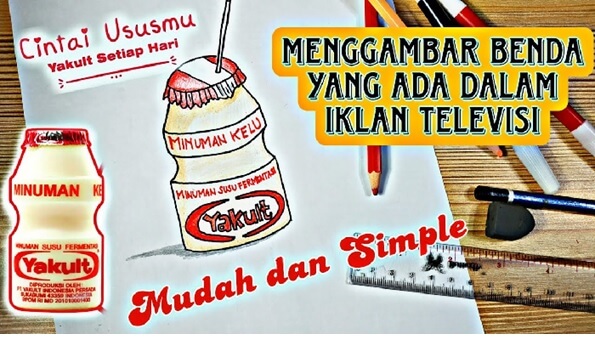 Contoh gambar iklan komersial Yakult