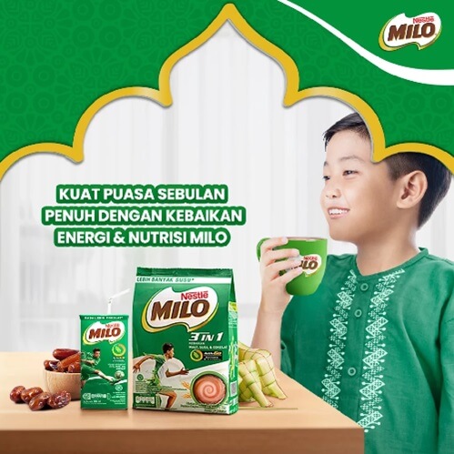 Contoh iklan Milo momen puasa