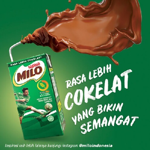 Contoh iklan Milo yang menarik