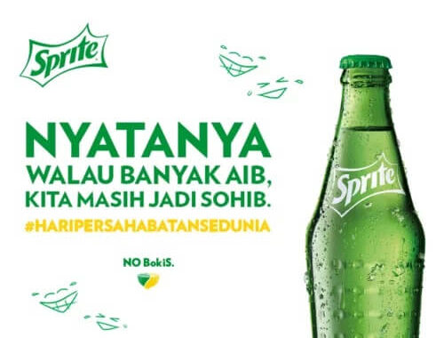 Contoh iklan Sprite Hari Persahabatan