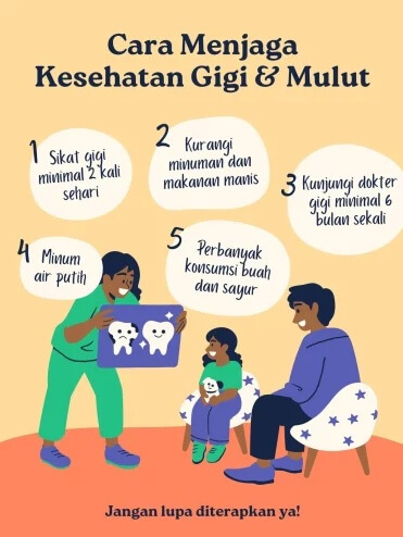 Contoh iklan kesehatan gigi