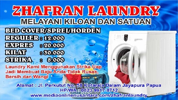 contoh iklan laundry