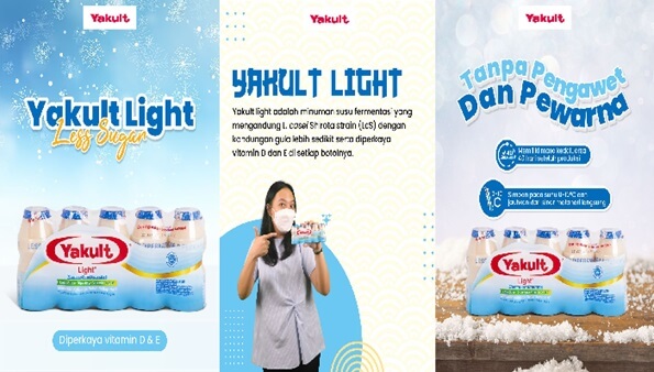 Contoh iklan minuman Yakult Light