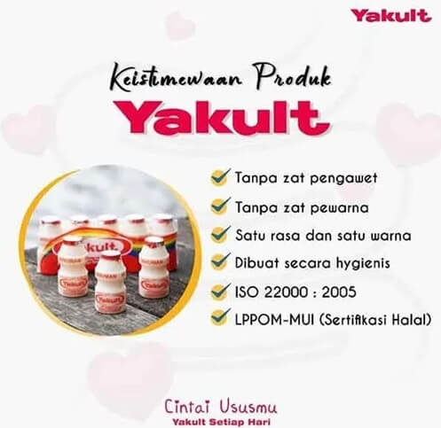 Contoh iklan produk Yakult