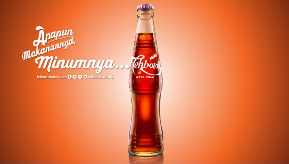 Contoh membuat iklan minuman