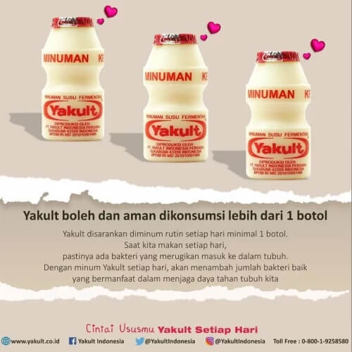 Contoh teks iklan Yakult