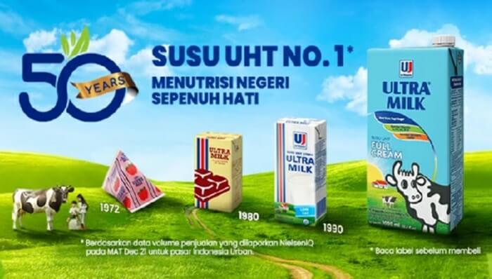 Iklan Susu Ultra Milk 50 Tahun