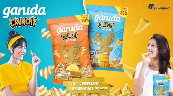 Iklan makanan ringan Garuda Crunchy