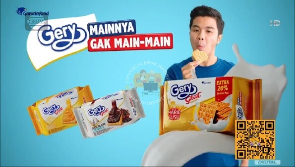 Iklan makanan ringan Gery Salut