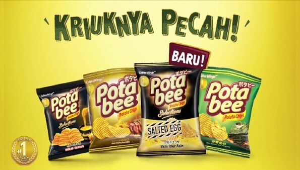 Iklan makanan ringan Potabee