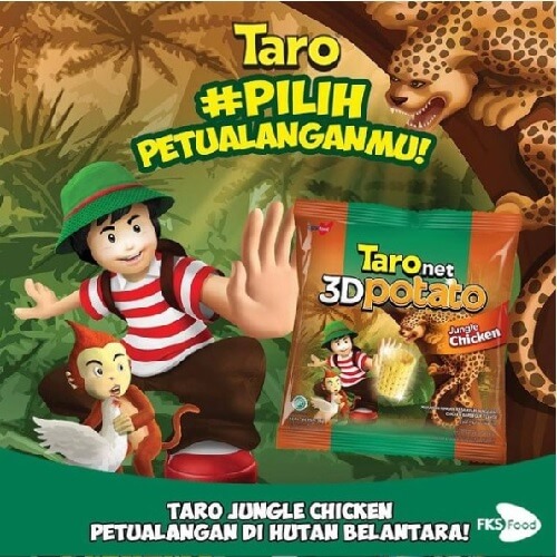 Iklan makanan ringan Taro