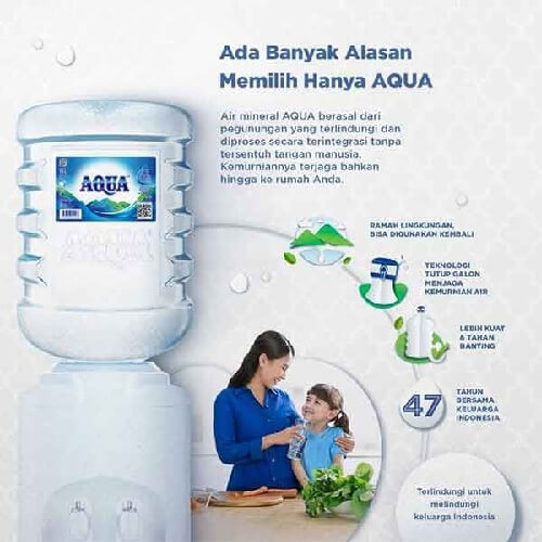 10 Contoh Iklan Aqua Beserta Gambarnya