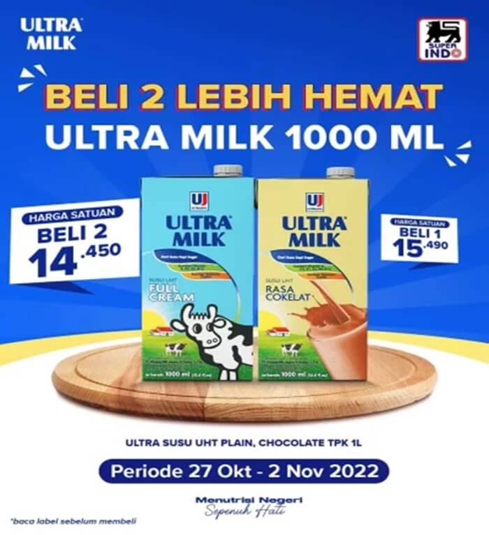 iklan susu Ultra Milk paket hemat