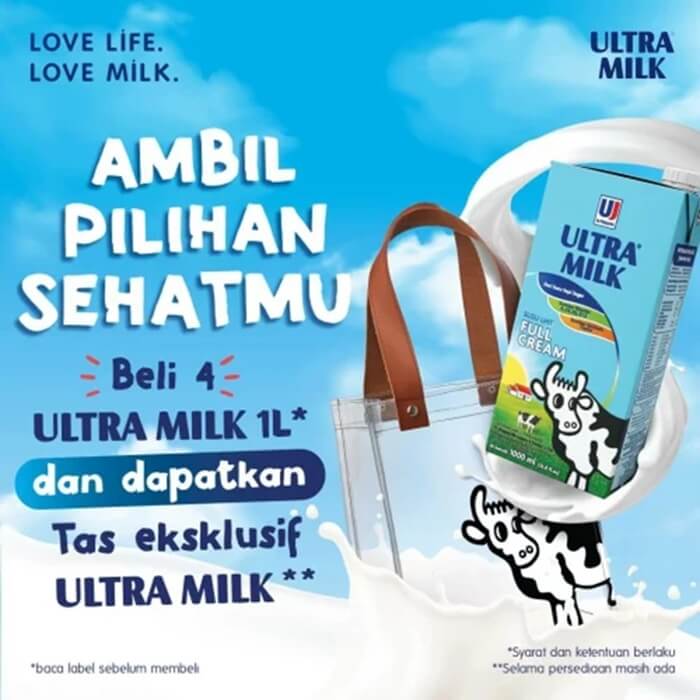 iklan susu Ultra Milk promo hadiah