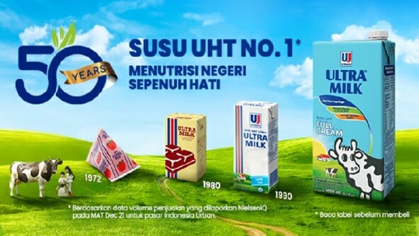 iklan susu Ultra Milk