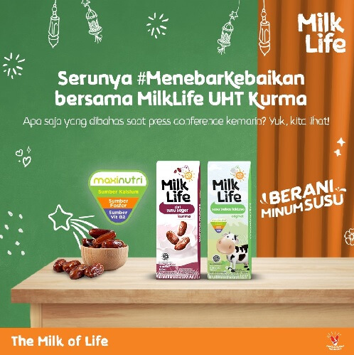 iklan susu kotak Milk Life