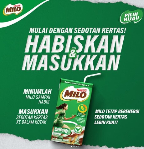 iklan susu kotak Milo