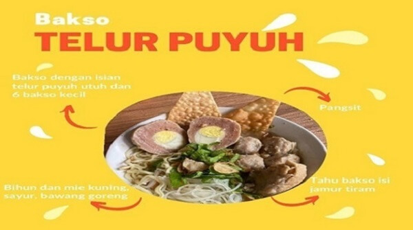 Iklan Bakso Telur Puyuh