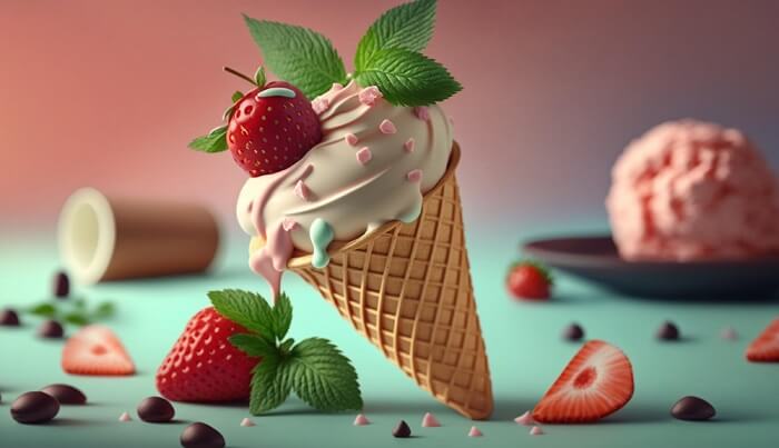 contoh iklan es krim yang menarik